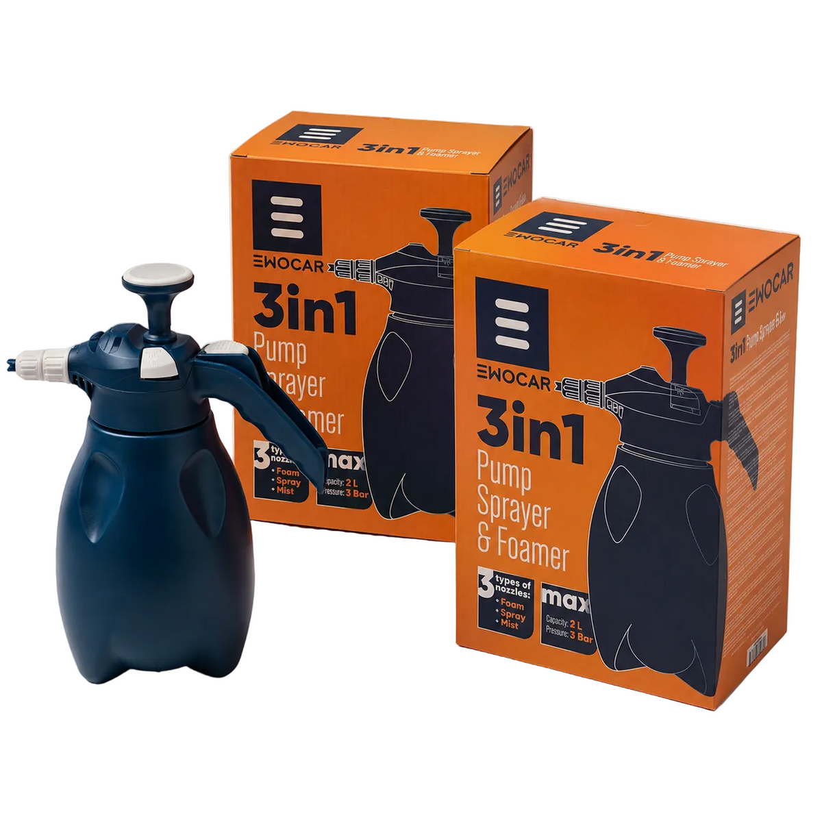 EWOCAR 3in1 Pumpsprüher & Schaumsprüher
