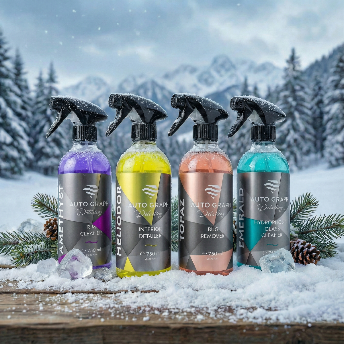 Innenraum + Außenbereich 4x 750ml (Auto Grpah)