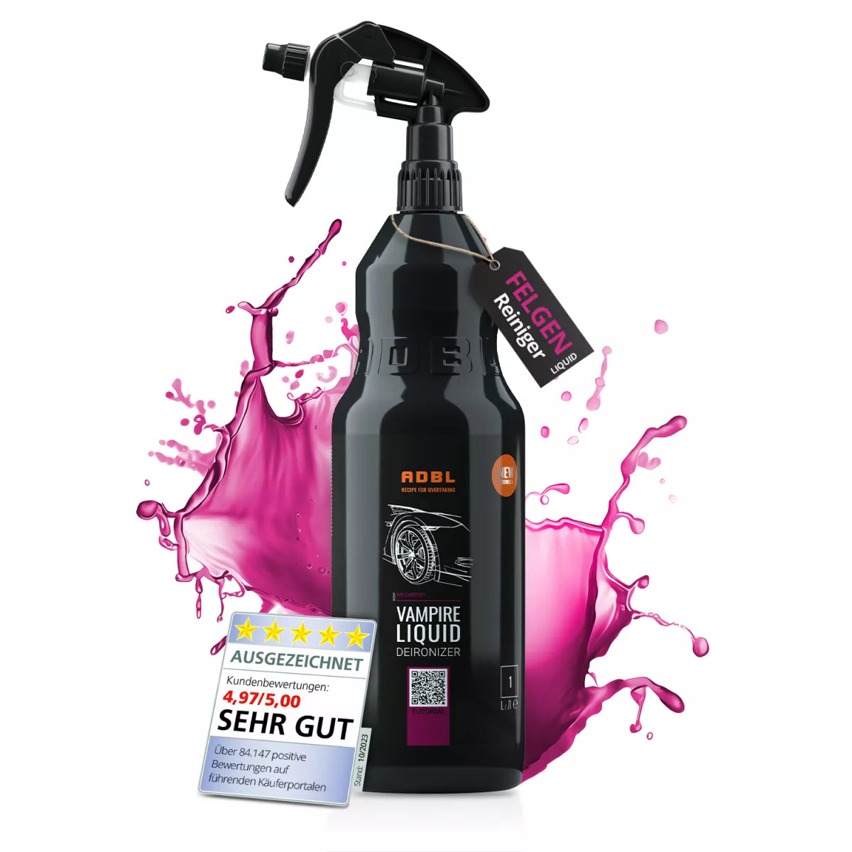 ADBL Vampire Liquid 1L (Flugrostentferner) + Canyon Sprühflasche