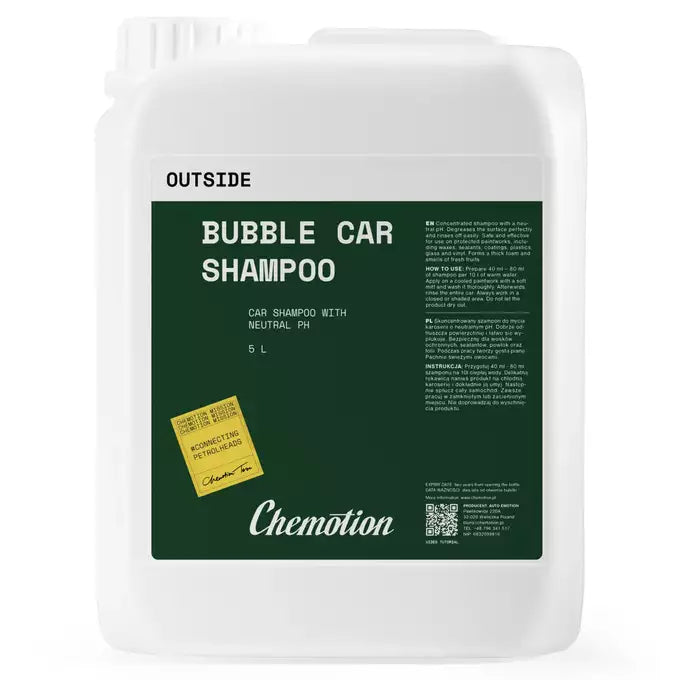Chemotion Bubble Car Shampoo 5L (pH-neutral)