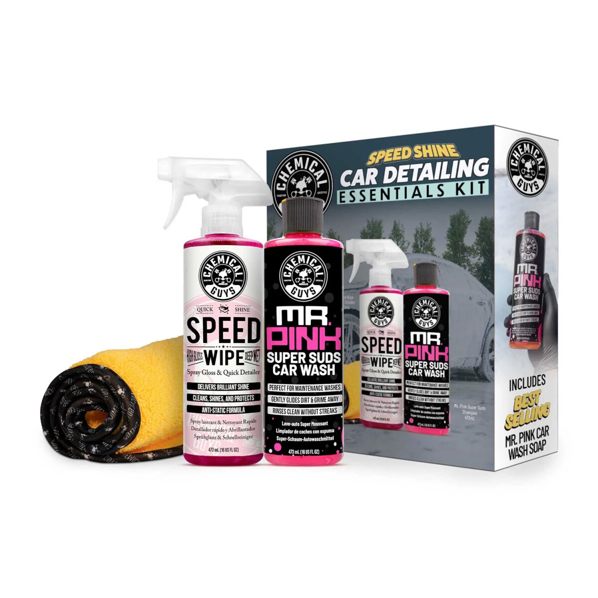 Chemical Guys Exterior Starter Kit – začetni komplet za zunanjost
