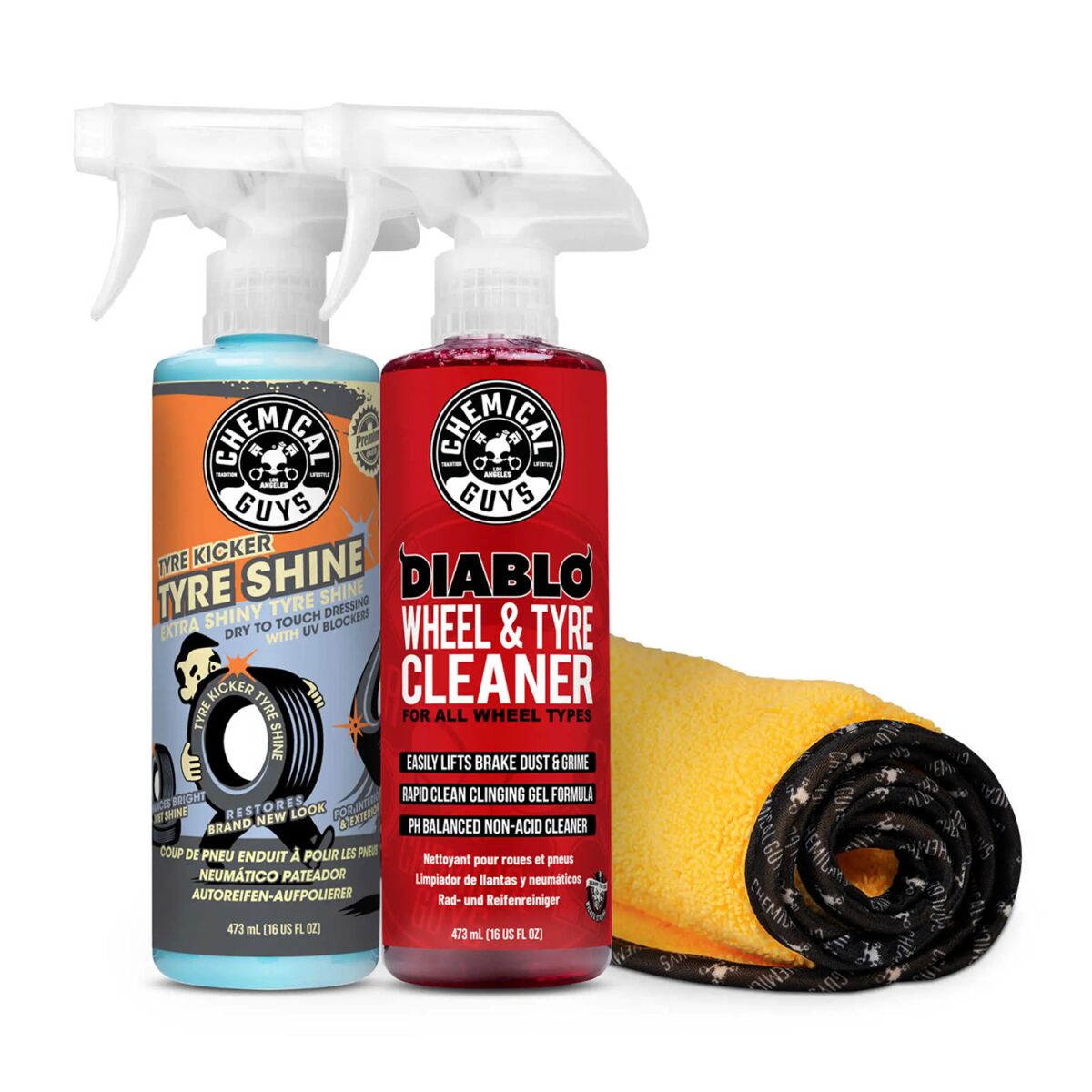 Chemical Guys Wheel Starter Kit – komplet za platišča in pnevmatike – pogled 2