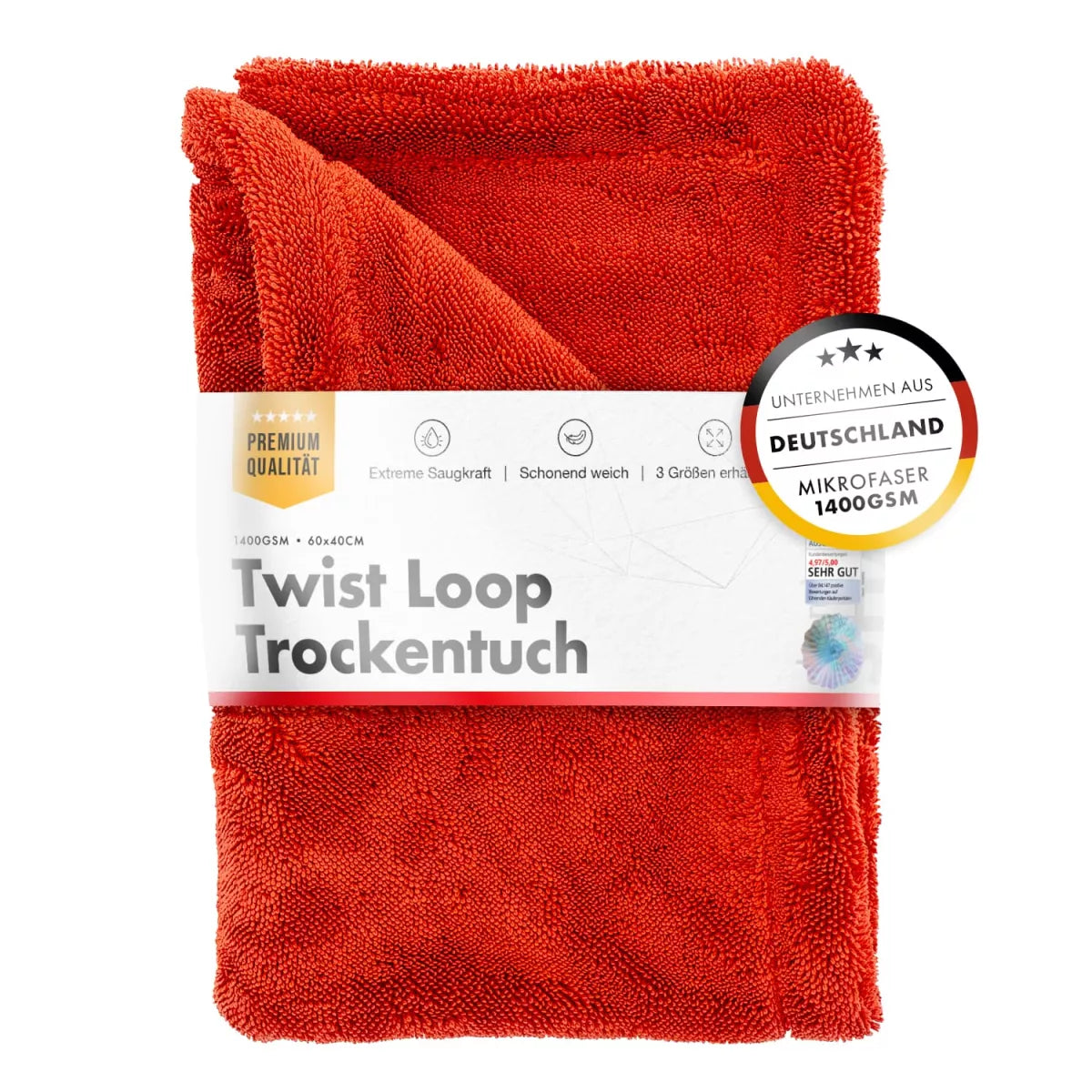 chemicalworkz Shark Twisted Loop Tuch 1400GSM 60x40cm
