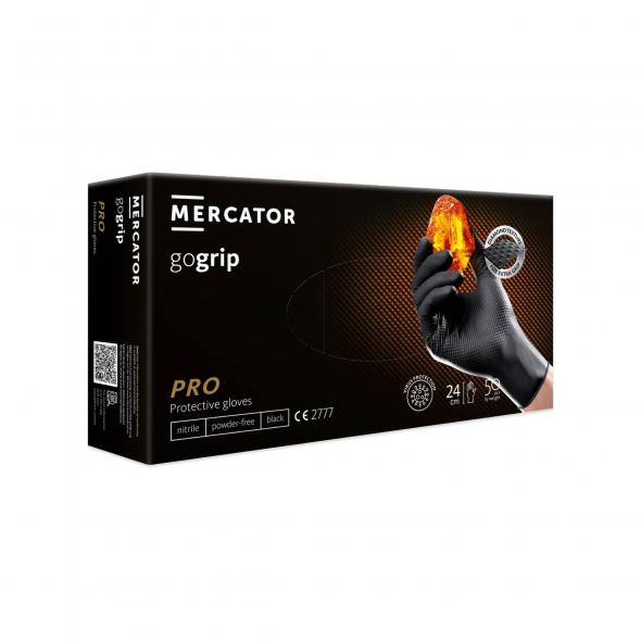 Nitrilhandschuhe GoGrip PRO, schwarz XL