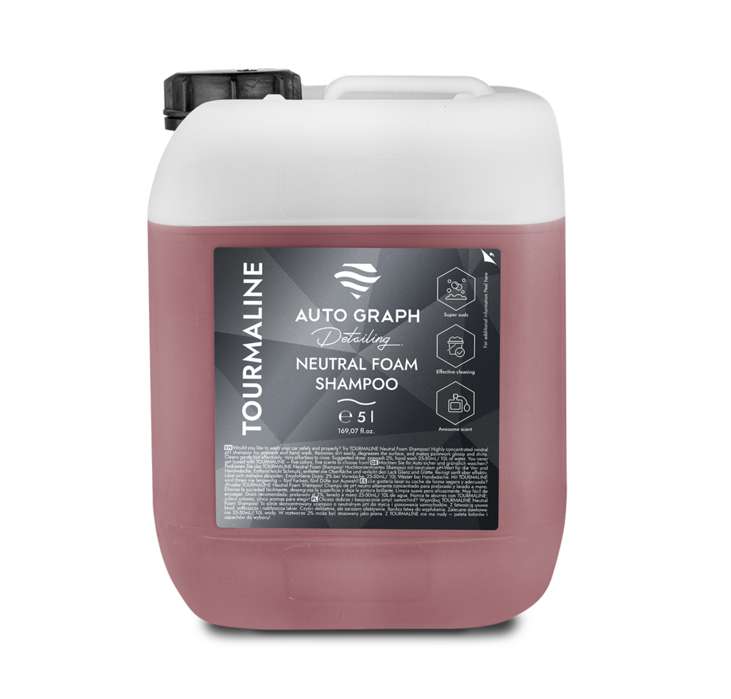Auto Graph Turmalin Neutrales Schaumshampoo Rote Früchte 5L