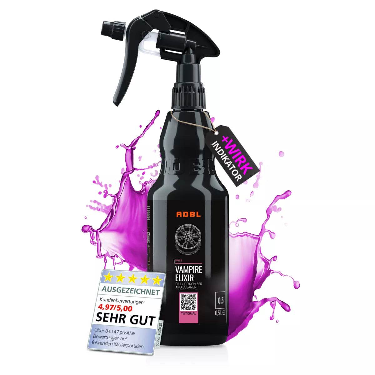 ADBL Vampire Elixir 500ml (Flugrostentferner) + Canyon Sprühkopf