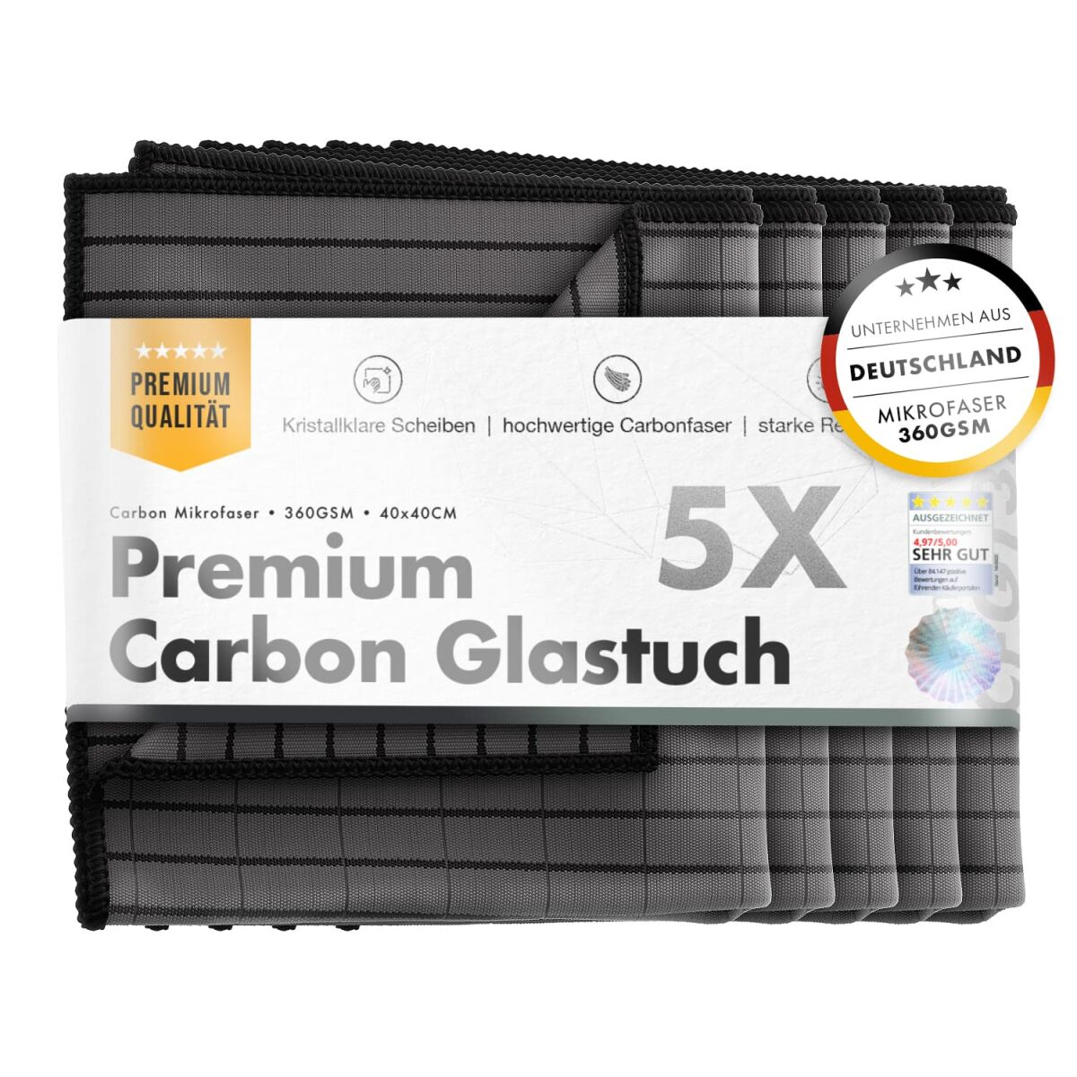 Labocosmetica Nitido 500 ml + Carbon krpe – komplet za stekla – pogled 3