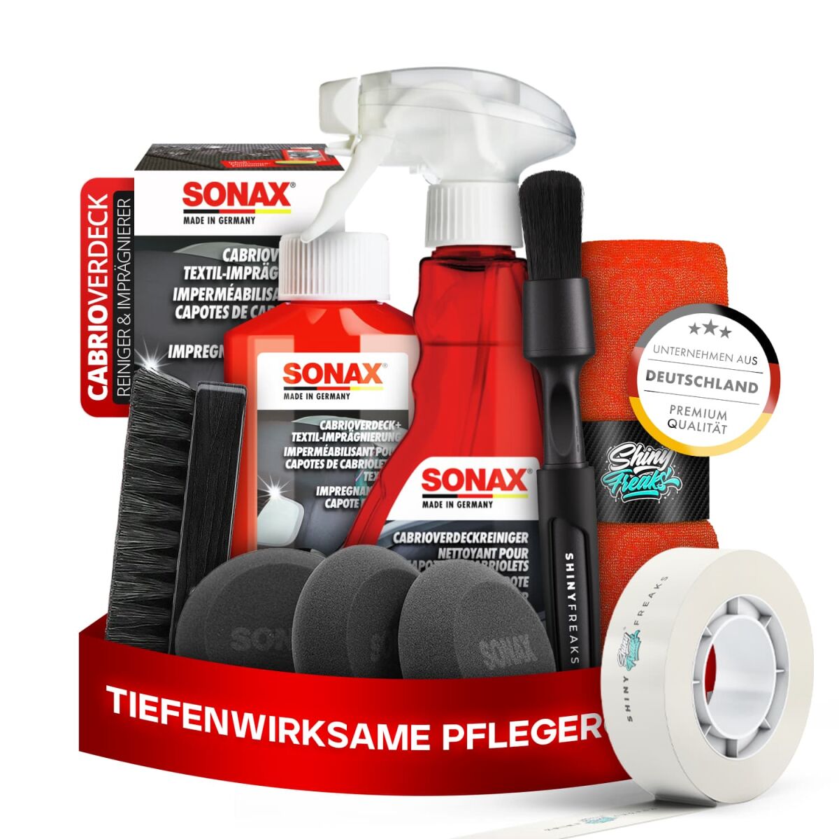 SONAX – komplet za čiščenje in impregnacijo kabrioletske strehe